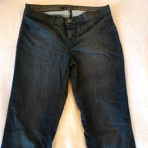 J Brand Jeans Skinny Legging Black Licorice Denim Size 26